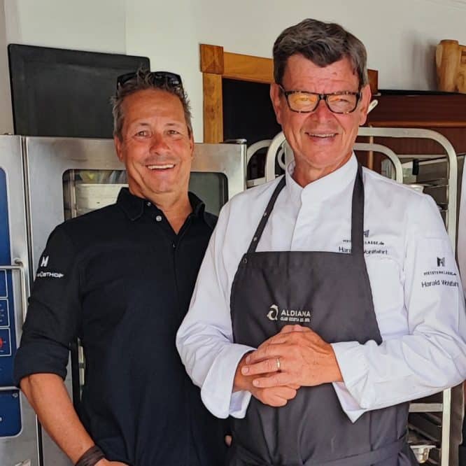 Gourmetgipfel 2022: Volker Osieka mit Harald Wohlfahrt